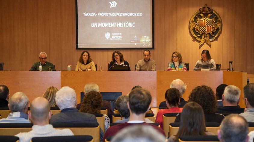 L'equip de govern ha presentat el pressupost a la ciutadania aquest vespre