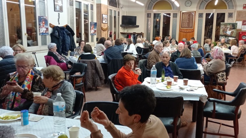 Un moment del sopar