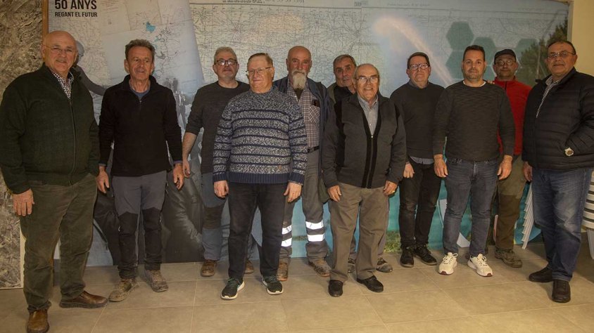 Imatge dels integrants de la junta directiva del Canalet