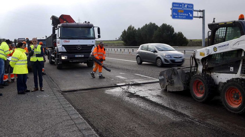 Crespín ha visitat l'inici de les obres aquest matí