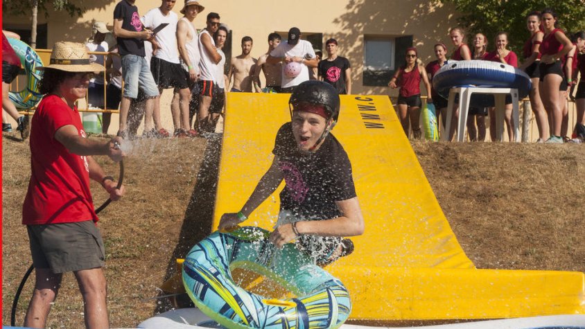 Els 550 joves participants van haver de superar 21 proves al Reguer