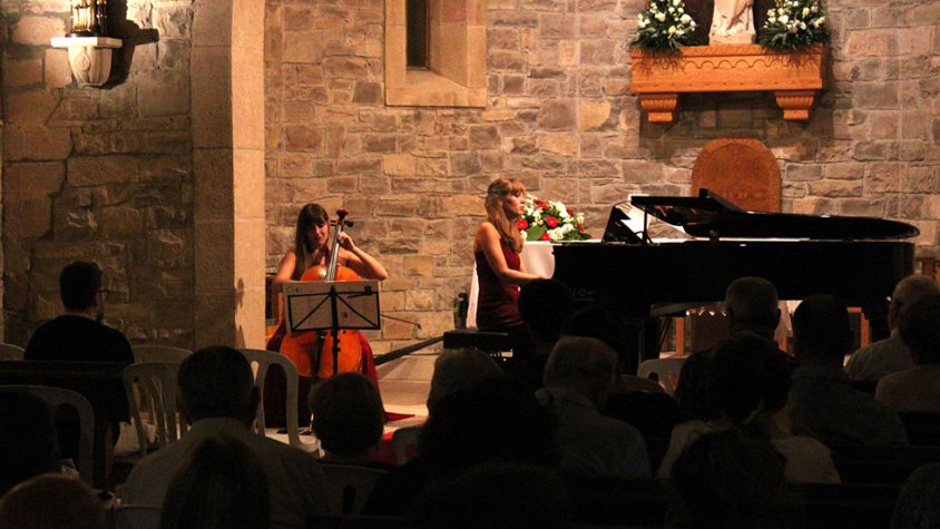 El concert es va celebrar a l'ermita del parc de Sant Eloi