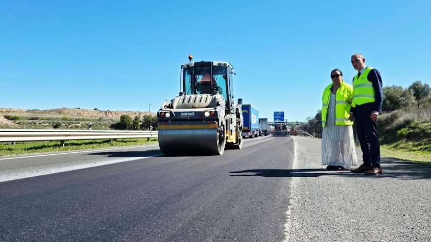 Crespín visita les obres a l'alçada d'Anglesola