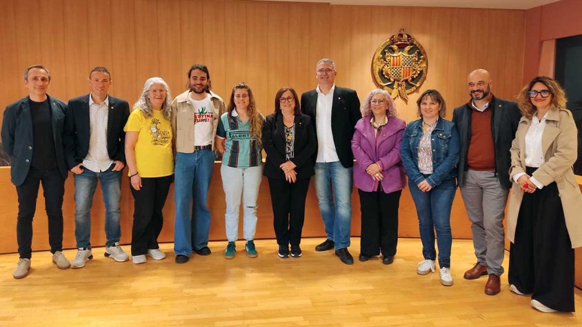 Els grups municipals de Junts per Tàrrega i la CUP, que integraran el nou equip de govern