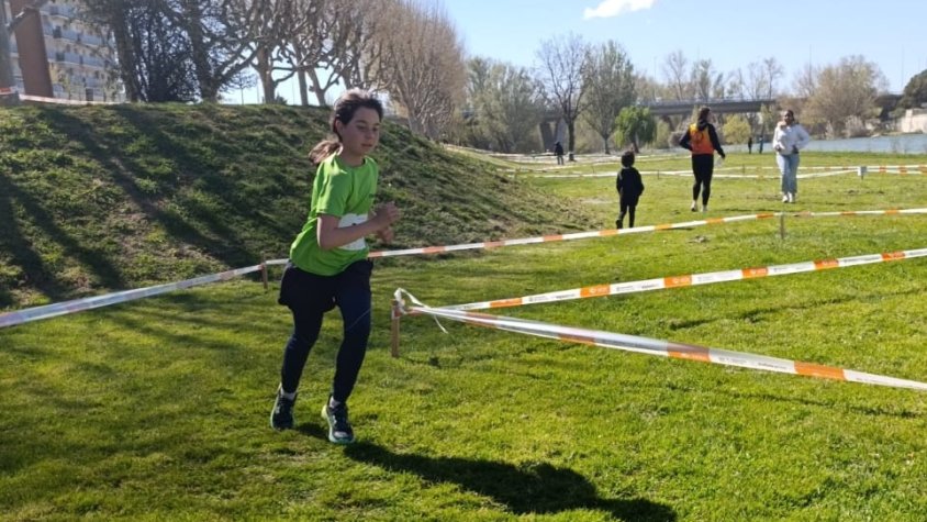 Una de les ateltes participants