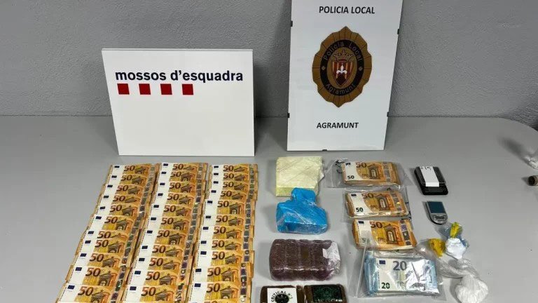 Partida que van decomissar els Mossos i la Policia Local al domicili