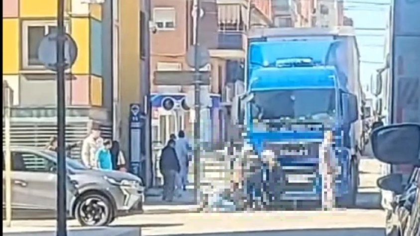 Imatge cedida de l'accident