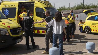 Nou ferits per una reacció química a la piscina coberta de Tàrrega