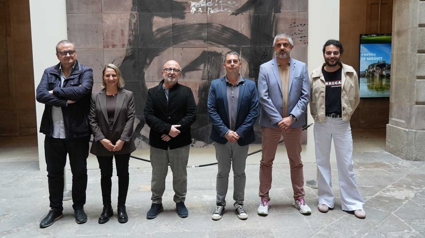 Presentació ahir a Barcelona del programa ‘Crea en Xarxa’