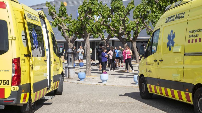 Imatge d'arxiu de divendres al matí just després de la reacció química