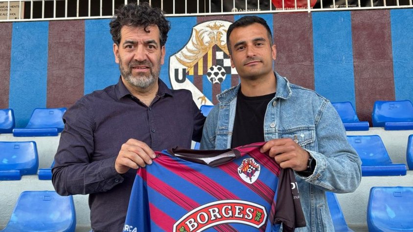 El president Andreu Llanes i Albert Bañuelos