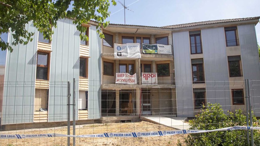 La part esquerra dels baixos de l’antiga caserna acollirà les dependències policials