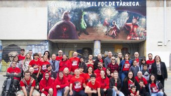 Els Diables BAT de Tàrrega celebren 40 anys amb una exposició i un mural 