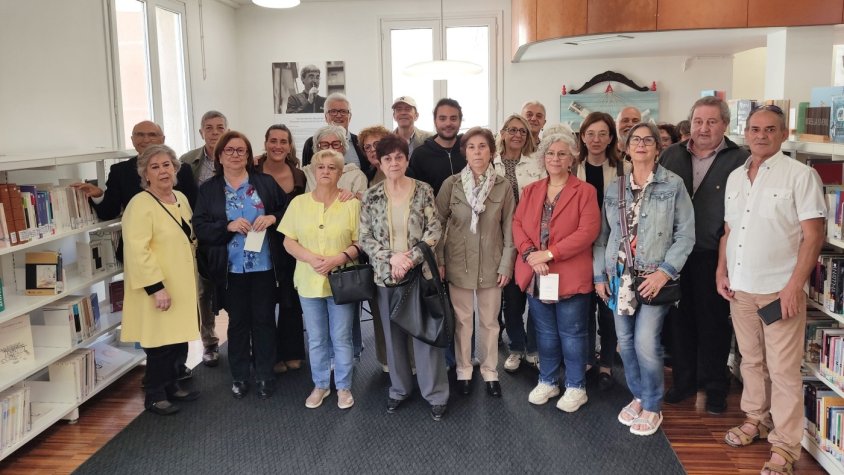 Espai dedicat a Xavier García a la biblioteca Germanes Güell