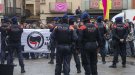 Protesta antifeixista a Tàrrega coincidint amb la inauguració de la seu d’Aliança Catalana