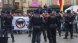 Protesta antifeixista a Tàrrega coincidint amb la inauguració de la seu d’Aliança Catalana