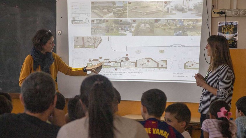 L’empresa Milanta presenta el projecte a l’escola