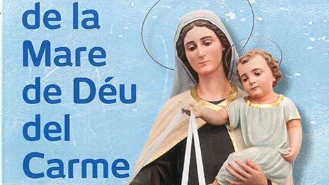 Coberta del programa de les Festes Mare de Déu del Carme 2019