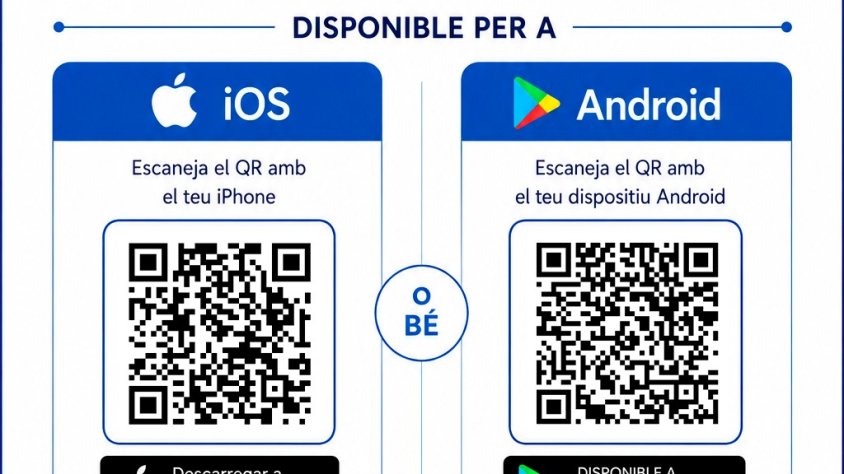 Informació per descarregar la nova aplicació