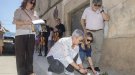 Stolpersteine a Anglesola per recordar els tres veïns assassinats pel nazisme