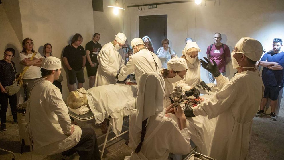 Mas de Colom reviu l’hospital militar que va ser durant la Guerra Civil