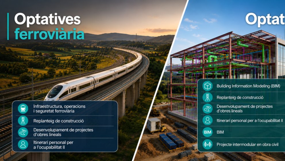 L’Escola de Sobreestants oferirà una especialització en infraestructures ferroviàries a partir del curs que ve