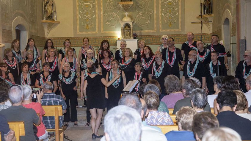 Un moment del concert d'Ondara Gòspel a Altet