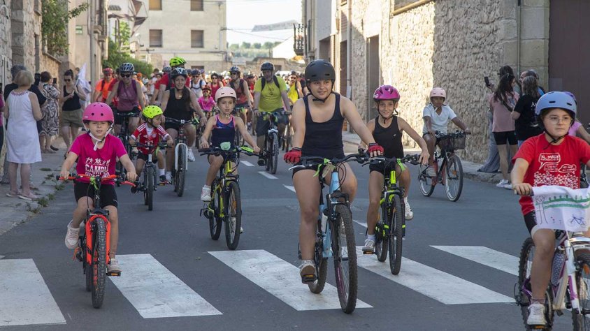 Sortida dels ciclistes de Belianes