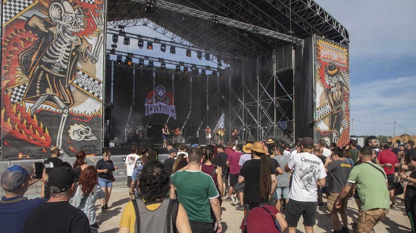 Vista del festival SkaPunk divendres a la tarda