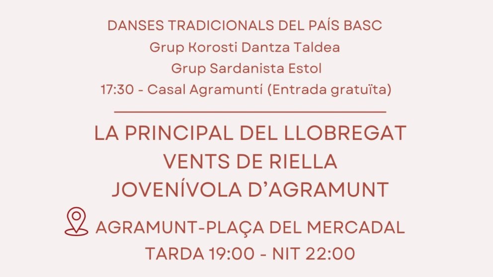 Agramunt celebrarà el 35è Aplec de la Sardana el 27 de juny