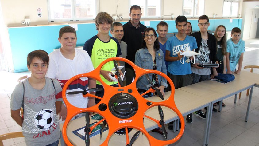 L'alcaldessa Alba Pijuan i el regidor Xavier Rossell van visitar un dels tallers