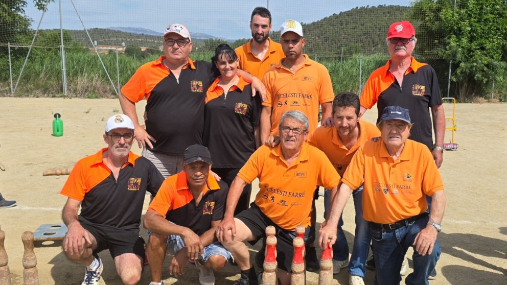El Tàrrega A, campió i el Celestí Farré, subcampió de la Final a Sis de Bitlles Lleida 