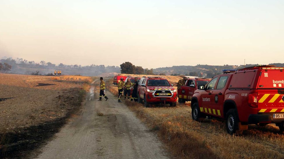 Un incendi crema 60 hectàrees a Talavera i força el confinament de 4 nuclis