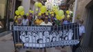 Manifestació a Tàrrega per l'alliberament dels líders sobiranistes