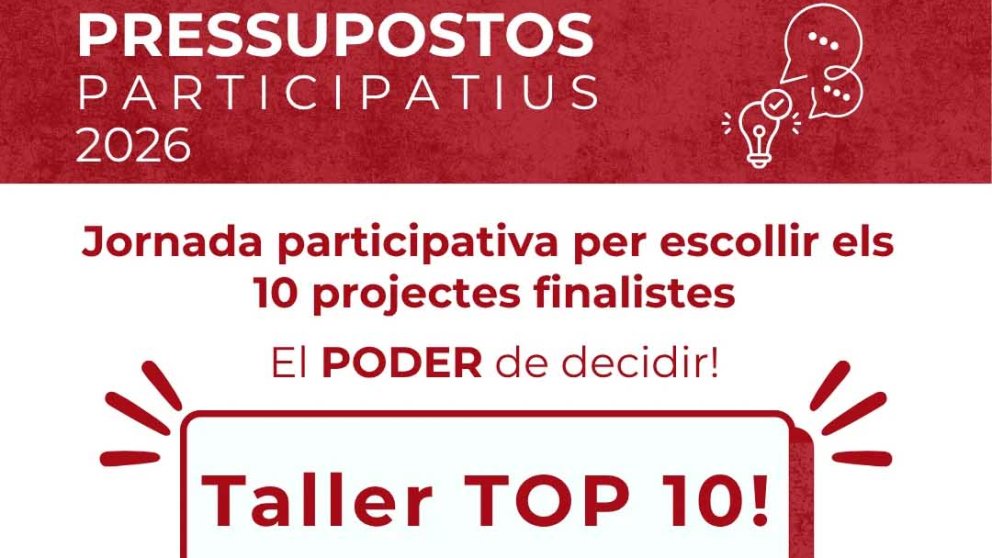  Tàrrega convoca la ciutadania per decidir els projectes finalistes dels pressupostos participatius 2026