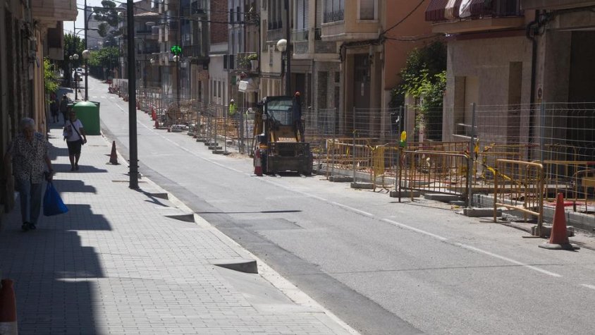 Estat actual de l'avinguda Jaume Mestres