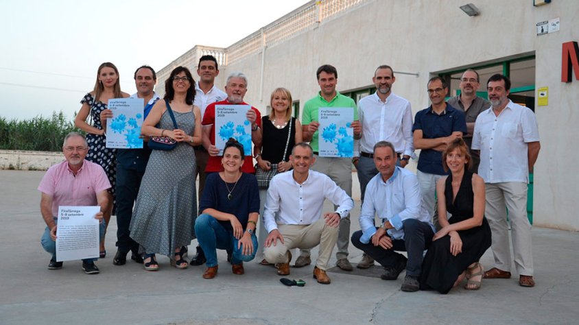 Representants de FiraTàrrega i les empreses que enguany formen part del Club dels Mecenes