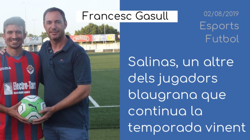 Avui a 'Esports', la UE Tàrrega i el CN Tàrrega